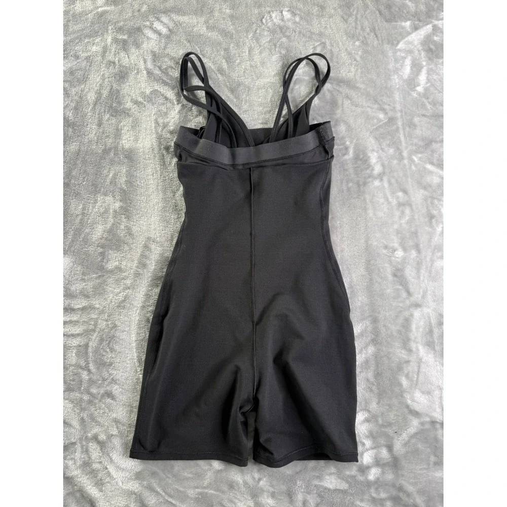 Alo Yoga Alosoft Suns Out Romper Black XXS Athletic Bodysuit W8137R